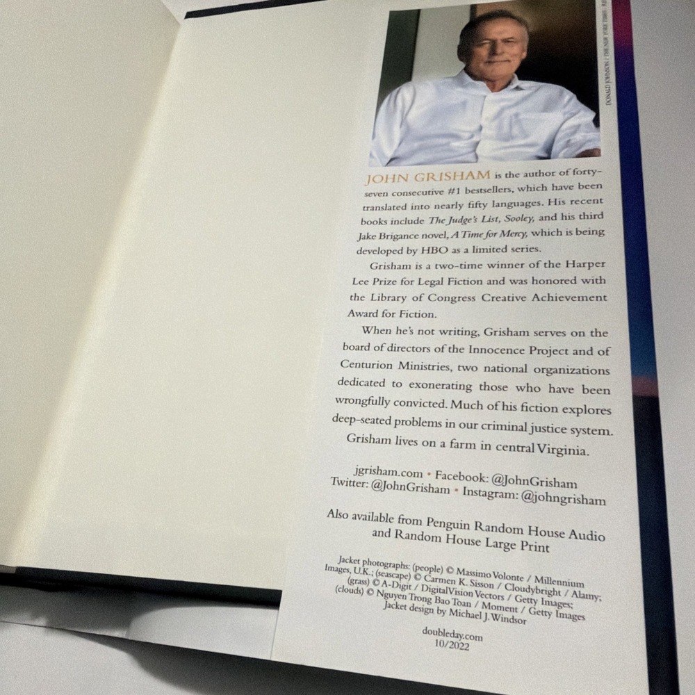 The Boys from Biloxi John Grisham Hardcover 1st Printing 2022 Legal Thriller - Picture 4 of 7
